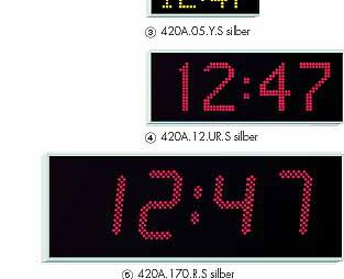 LED-Digital Uhr-, Datum-/ Temperaturanzeige, einseitig